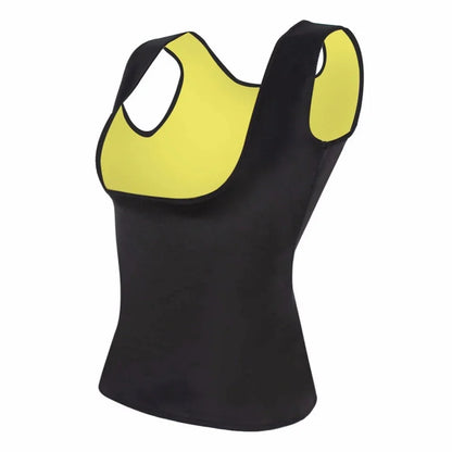 Detalle de Chaleco Térmico Cerrado Sutil Fajas - Faja tipo camiseta de neopreno sin broches para control de abdomen y sudoración.