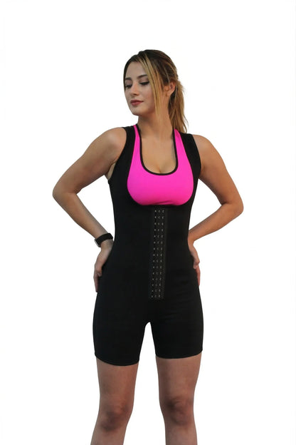 Enterizo Shaper Térmico Sutil Fajas - Faja enteriza moldeadora de neopreno de alta compresión para control total de abdomen, cintura y muslos.