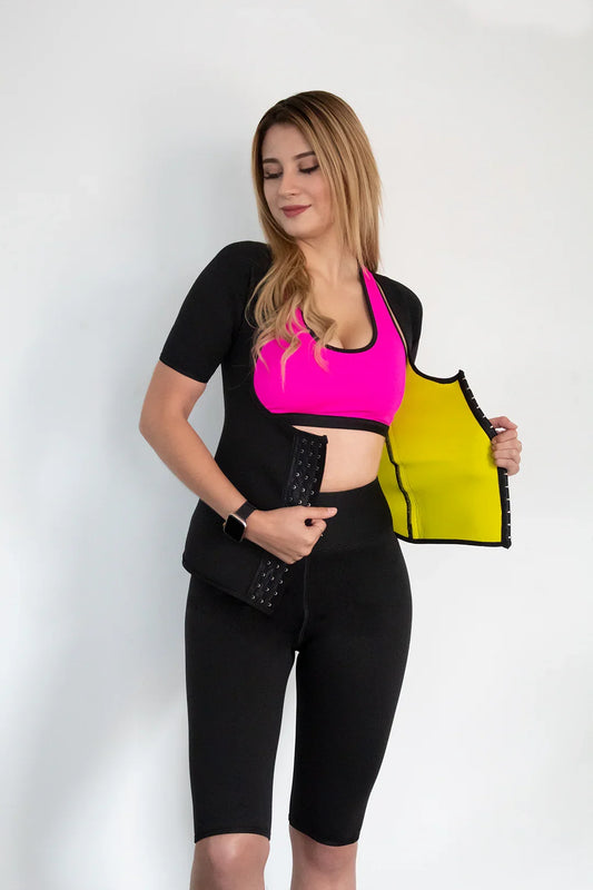 Camisilla Moldeadora en Neopreno con 3 niveles de broches ajustables Sutil Fajas - Envío con pago contra entrega en Bogotá y Soacha.